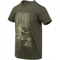 Helikon-Tex T-Shirt Home Sweet Home - Taiga Green