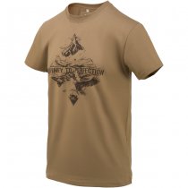 Helikon T-Shirt Mountain Stream - U.S. Brown - S