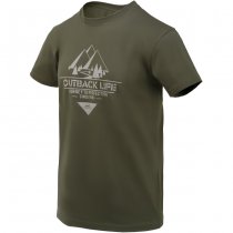Helikon T-Shirt Outback Life - Taiga Green