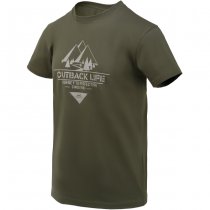 Helikon-Tex T-Shirt Outback Life - Taiga Green