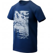Helikon-Tex T-Shirt Adventure Is Out There - Dark Azure