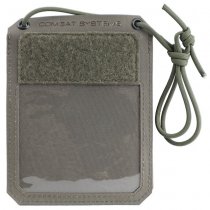 Combat Systems Badge Holder - Ranger Green