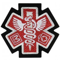 M-Tac Paramedic Embroidery Patch - Black