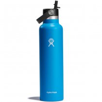 Hydro Flask Standard Mouth Insulated Water Bottle & Flex Straw 24oz - Pacific