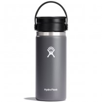 Hydro Flask Wide Mouth Insulated Bottle & Flex Sip Lid 16oz - Stone