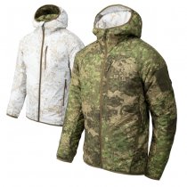 Helikon Reversible Wolfhound Hoodie Jacket Windpack - Pencott Wildwood / Pencott Snowdrift