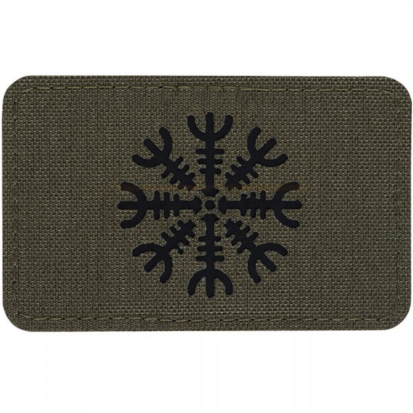 M-Tac Helm of Terror Horizontal Laser Cut Patch - Ranger Green / Black