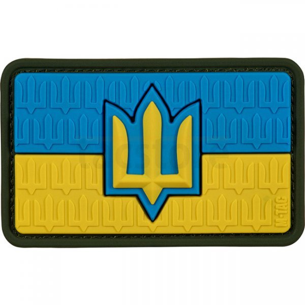 M-Tac Flag of Ukraine & Trident of the Armed Forces Rubber Patch - Colored