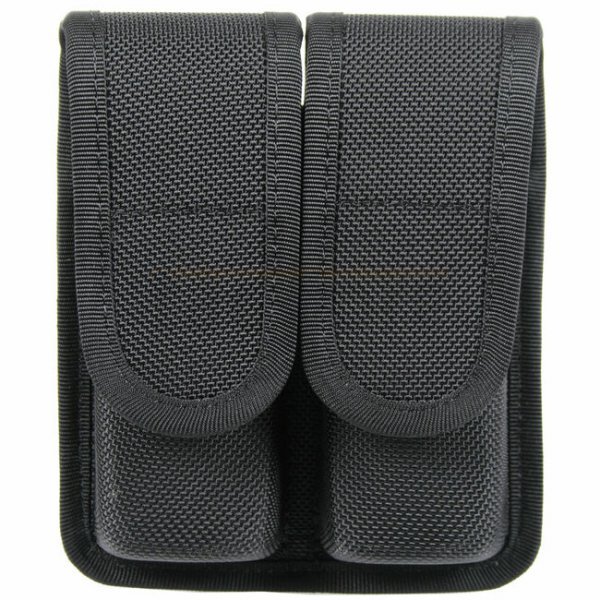 BLACKHAWK Double Mag Pouch Staggered Column Cordura - Black