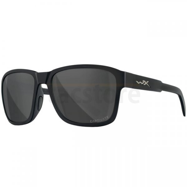 Wiley X WX Trek Captivate Polarized Grey - Black