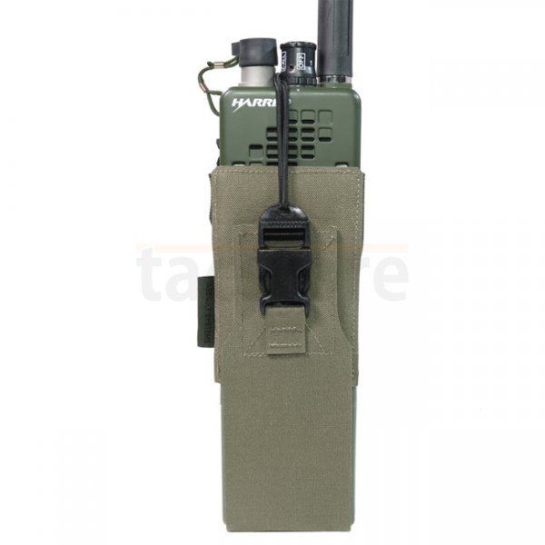 Warrior Laser Cut MBITR/Harris Radio Pouch - Ranger Green
