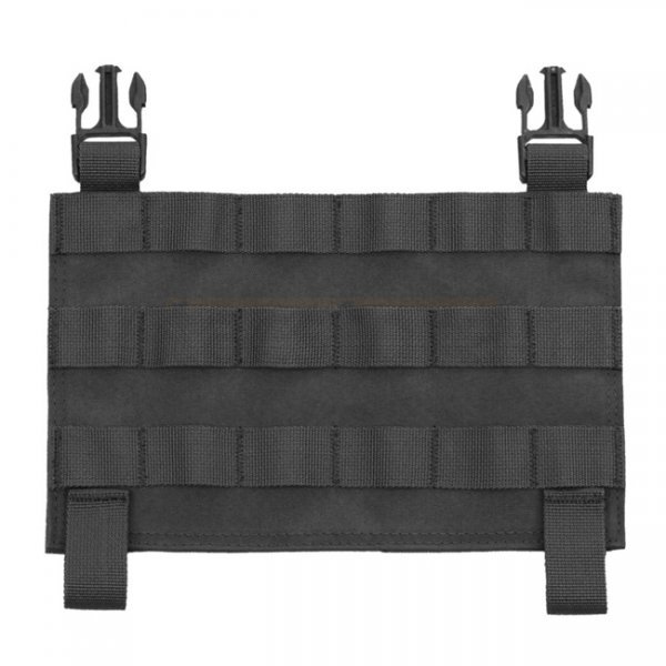Warrior Detachable MOLLE Front Panel - Black