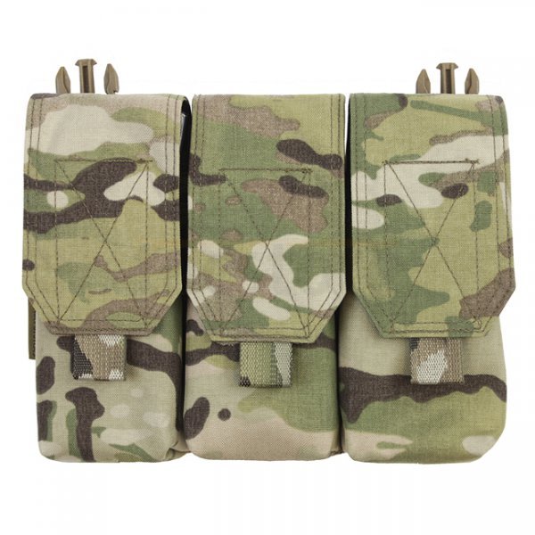 Warrior Detachable Triple Covered M4 Pouch - Multicam