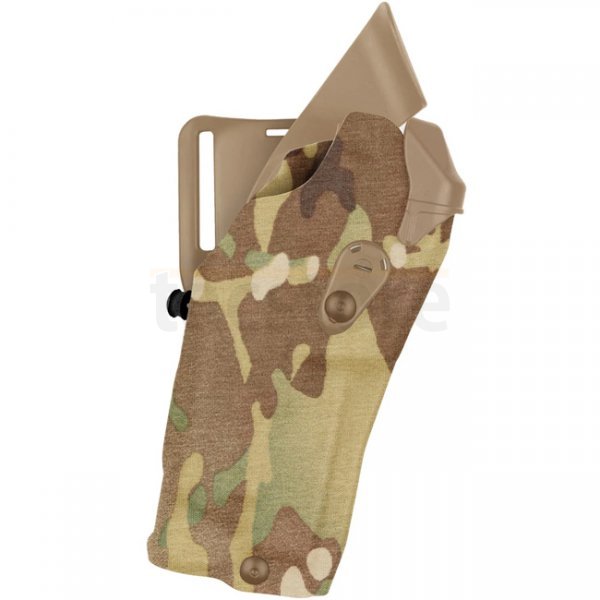 Safariland 6390RDS ALS Mid-Ride Holster STX Cordura Staccato P RedDot & TacLight - Multicam - Right