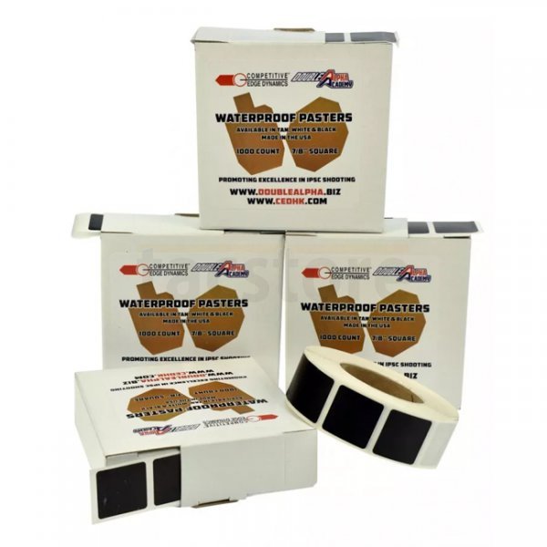 DAA Waterproof Target Pasters - Black
