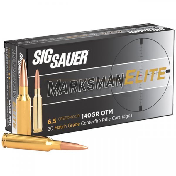 Sig Sauer 6.5 Creedmoor Marksman Elite 140gr OTM 20rds