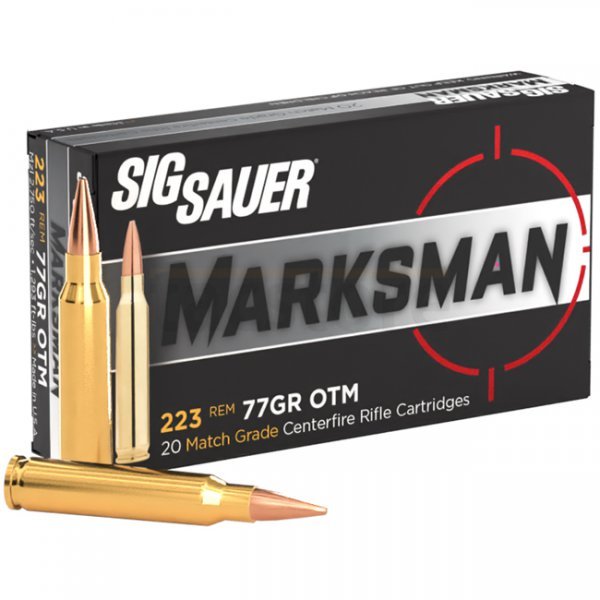 Sig Sauer .223 Rem 77gr Elite Match Grade OTM 20rds
