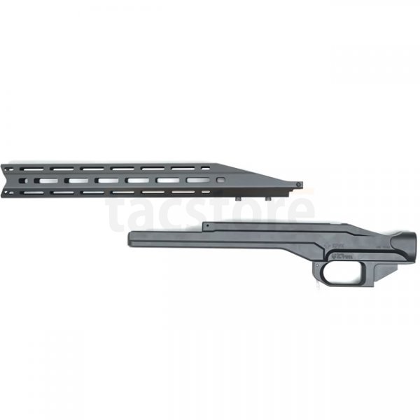 KRUK Aluminum Chassis & Handguard Remington Model 700 Short Action - Black
