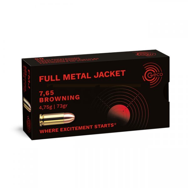 Geco 7.65 Browning 73gr FMJ 50pcs