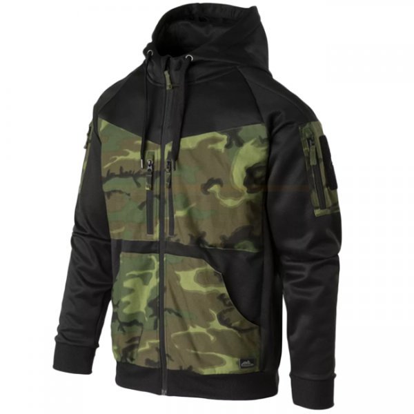 Helikon-Tex Rogue Tactical Hoodie FullZip - Black / ERDL - M