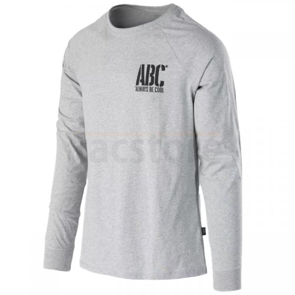 Helikon-Tex T-Shirt Long Sleeve ABC Always Be Cool - Mid Grey Melange - L