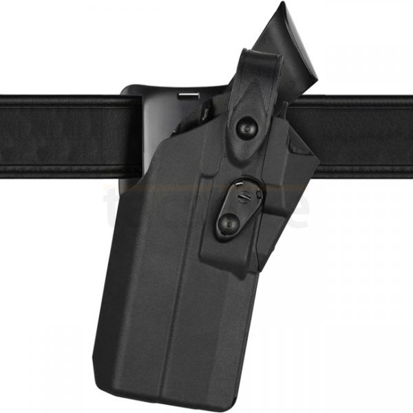 Safariland 7360RDS ALS/SLS Mid Ride Level III Duty Holster Glock 17/22 RedDot & TacLight - Black - Right