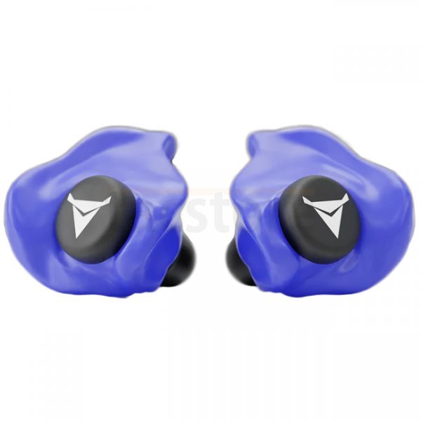 Decibullz Custom Molded Earplugs - Blue