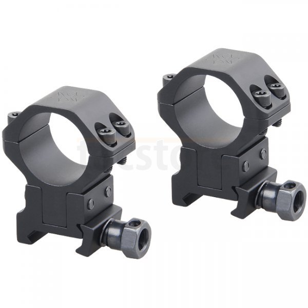 Vector Optics X-ACCU 25.4mm / 1 Inch Adjustable Elevation Picatinny Rings