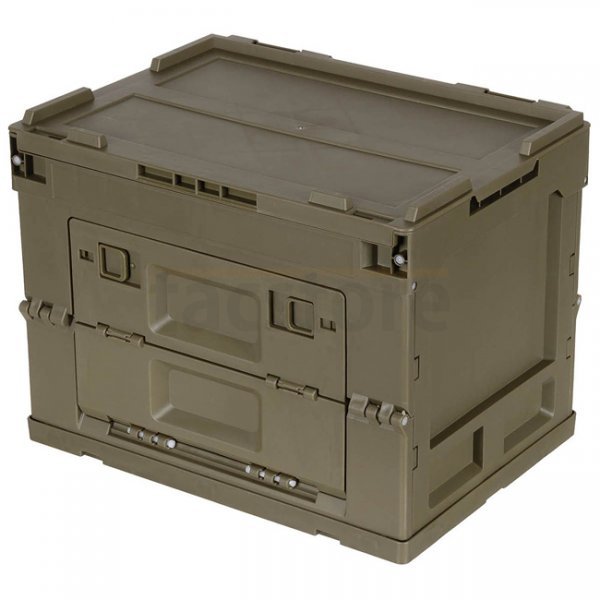 MFH Plastic Folding Storage Case 20 l - Olive