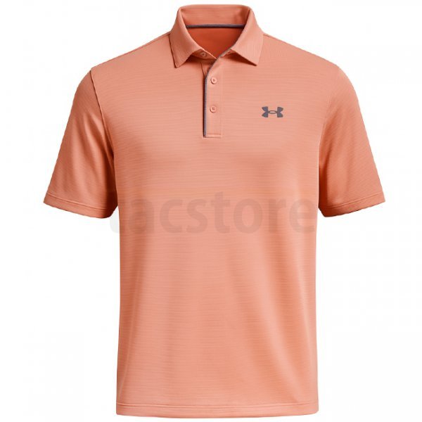 Under Armour Tech Polo - Canyon Pink / Pitch Grey - 2XL