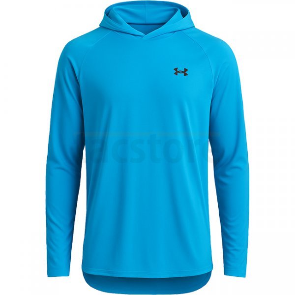 Under Armour Mens Tech 2.0 Hoodie - Ether Blue / Black - S
