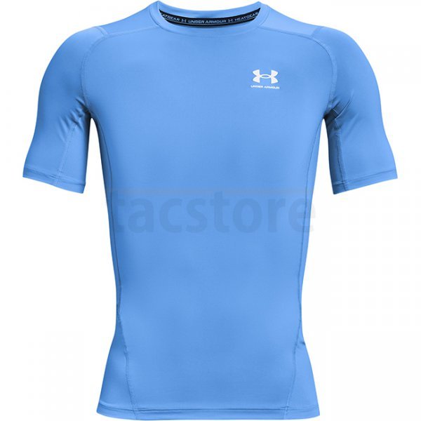 Under Armour Mens HeatGear Compression Short Sleeve - Cobalt - L