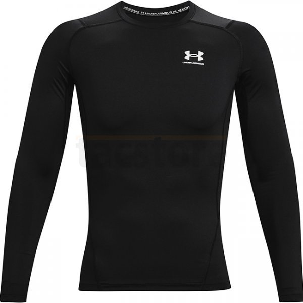 Under Armour Mens HeatGear Compression Long Sleeve - Black - L