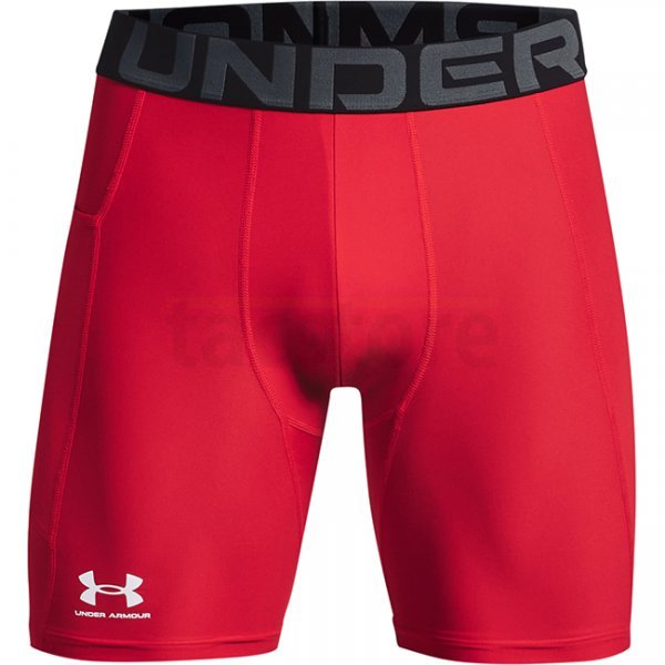 Under Armour Mens HeatGear Compression Shorts - Red - 2XL