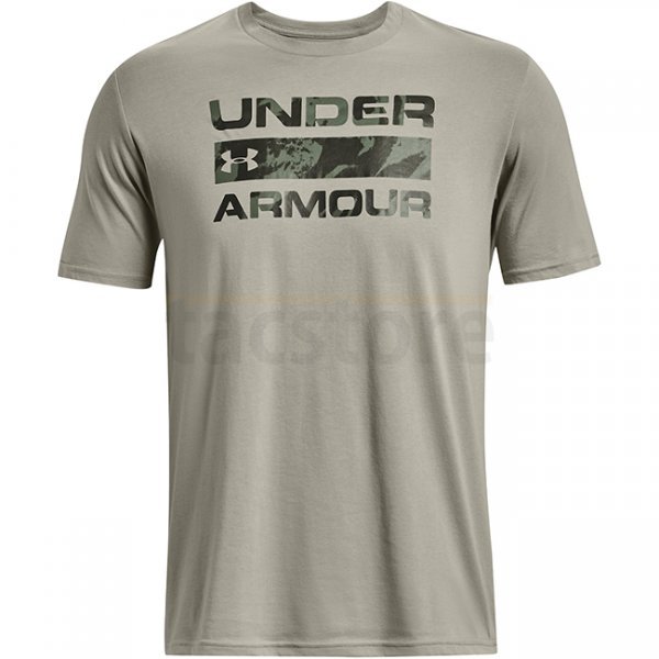 Under Armour Mens Stacked Logo Fill T-Shirt - Grove Green - M