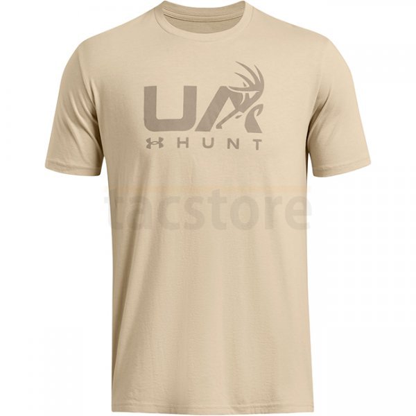 Under Armour Mens Antler Hunt Logo T-Shirt - Khaki - L