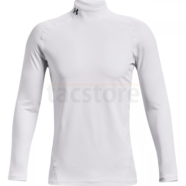 Under Armour Mens ColdGear Fitted Mock - White - XL