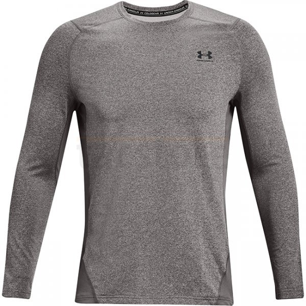 Under Armour Mens ColdGear Fitted Crew - Heather Grey - 3XL