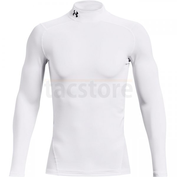 Under Armour Mens ColdGear Compression Mock - White - 3XL