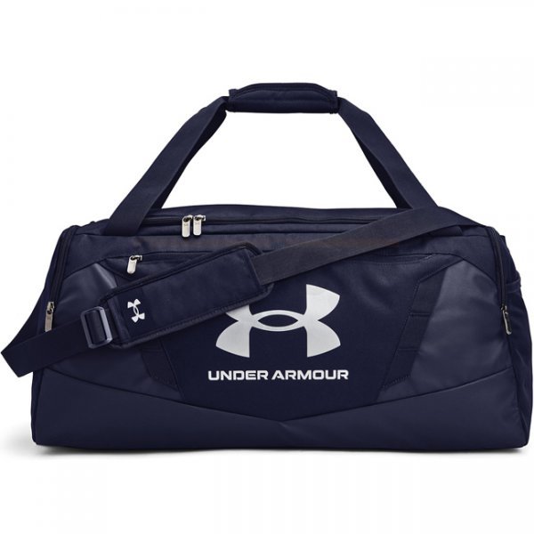 Under Armour Undeniable 5.0 Duffle Bag Medium - Navy Blue / Metallic Silver