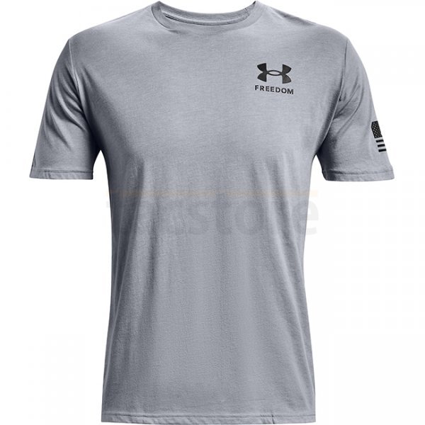 Under Armour Freedom Flag T-Shirt - Steel Medium Heather - 3XL