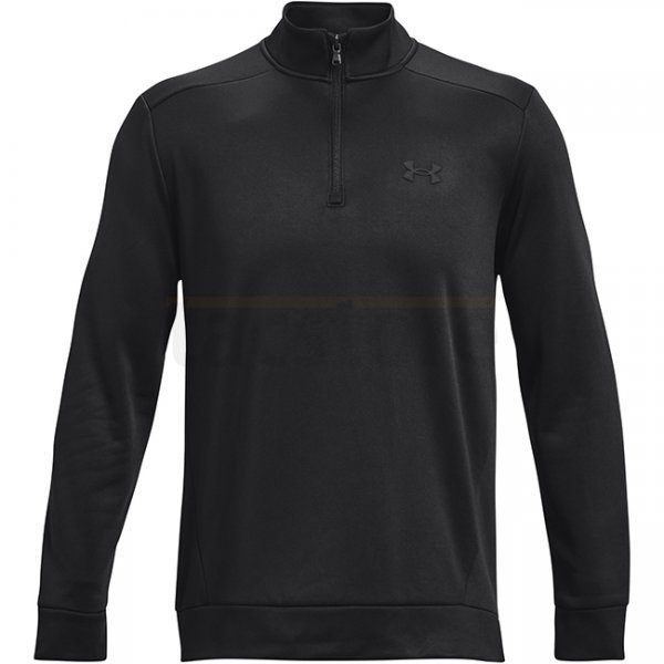 Under Armour Mens Armour Fleece 1/2 Zip - Black - 2XL
