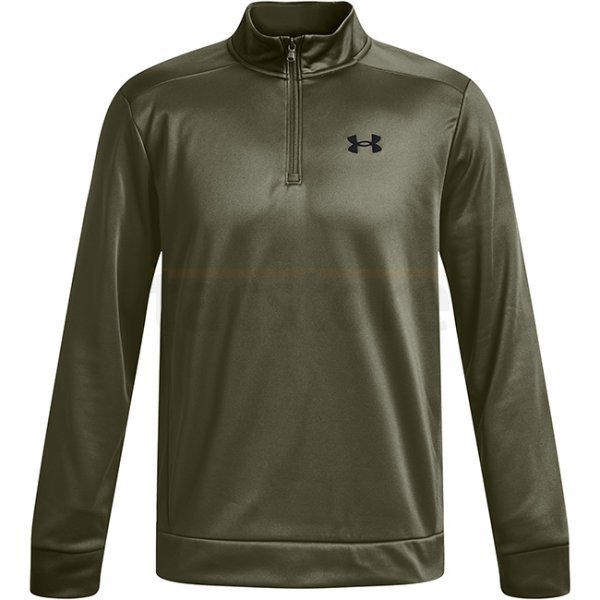 Under Armour Mens Armour Fleece 1/2 Zip - Marine OD Green - 2XL