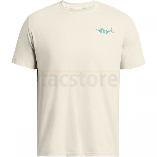 Under Armour Mens Marlin Short Sleeve - Silt / Radial Turquoise - M