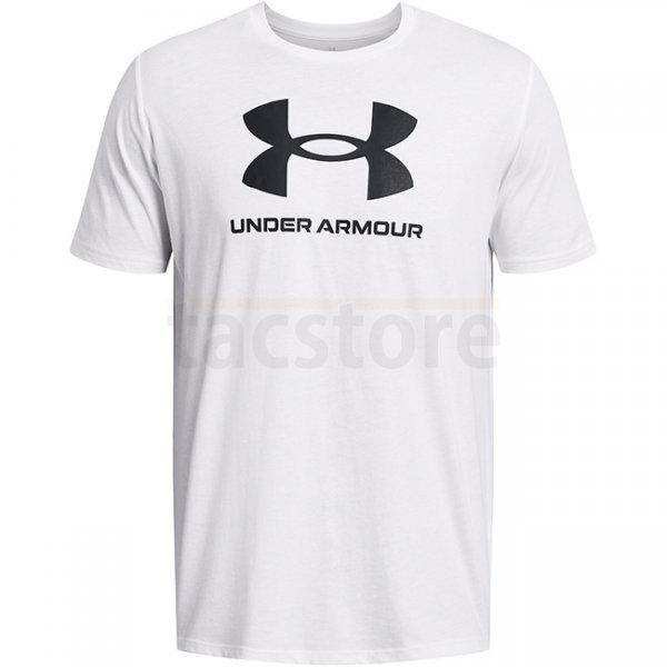 Under Armour Mens Sportstyle Logo Short Sleeve - White / Black - 3XL