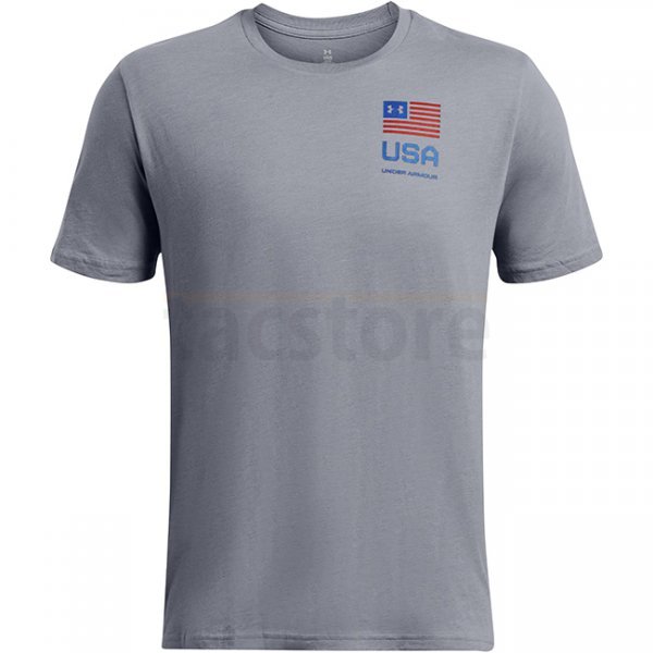 Under Armour Mens Freedom Amp Chest T-Shirt - Royal - 3XL