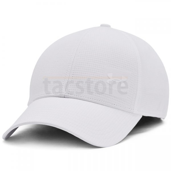 Under Armour Mens ArmourVent Stretch Fit Cap - White - S/M