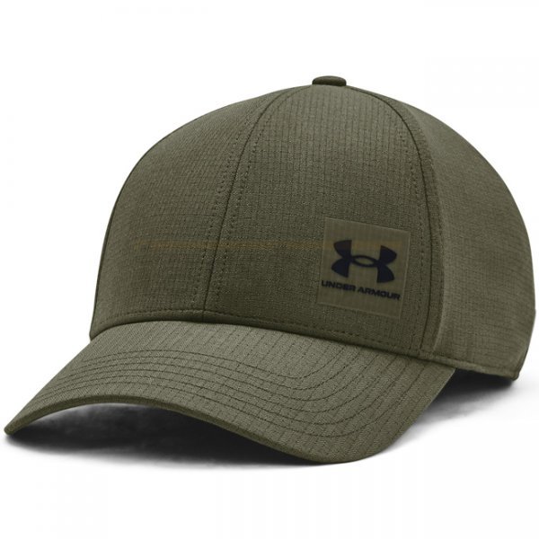 Under Armour Mens ArmourVent Stretch Fit Cap - Marine OD Green - L/XL