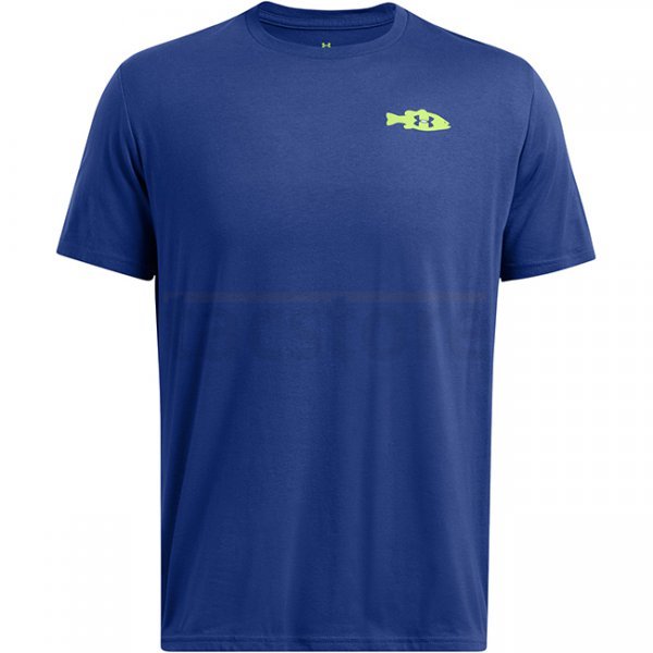 Under Armour Mens Bass Short Sleeve - Blue - 3XL