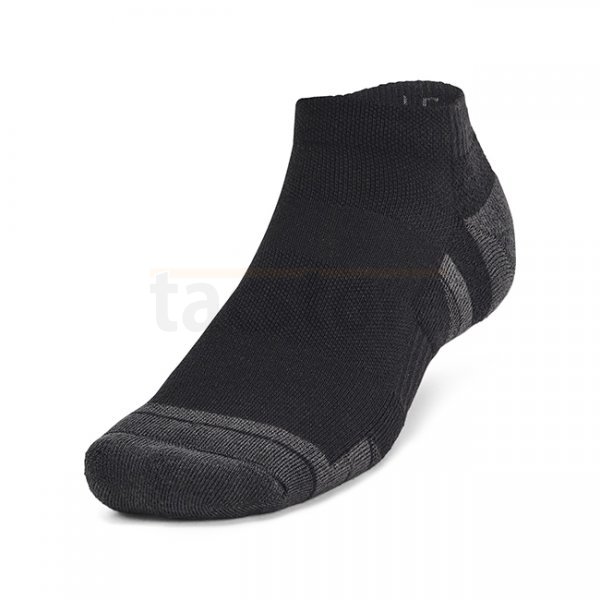 Under Armour Performance Tech 6-Pack Low Cut Socks - Black / Jet Grey - M